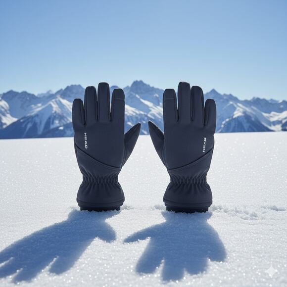 HEAD Women’s Touchscreen Running Gloves Size Small – Black Sensatec Fleece - Picture 3 of 5